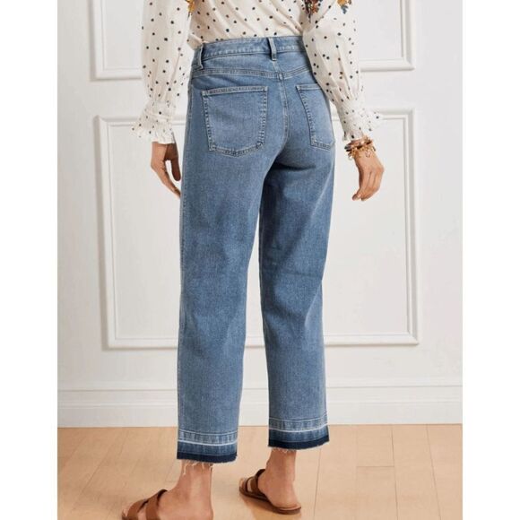 Talbots High Waist Straight Ankle Jeans in Ventura Wash size 2 - Picture 2 of 9